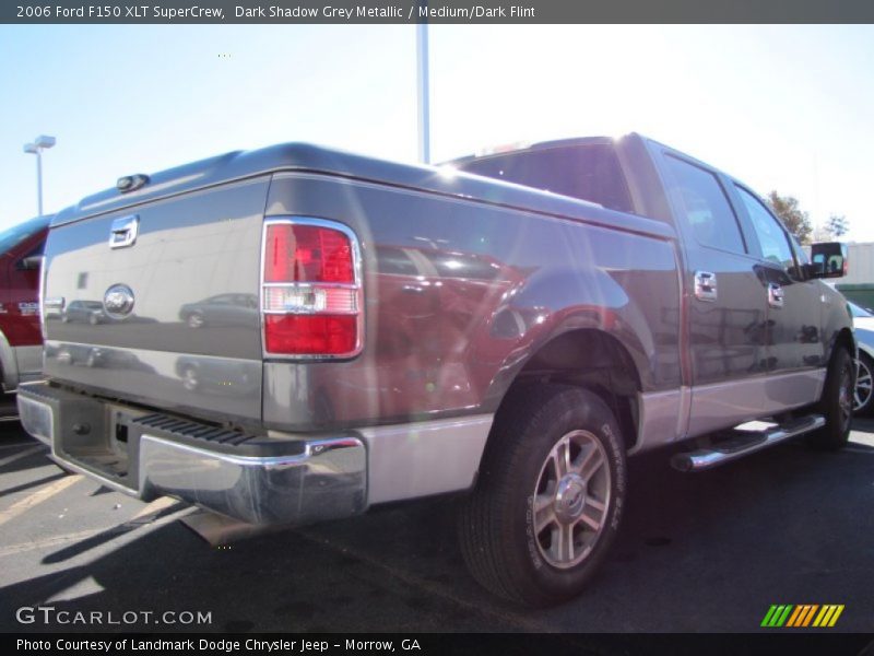 Dark Shadow Grey Metallic / Medium/Dark Flint 2006 Ford F150 XLT SuperCrew