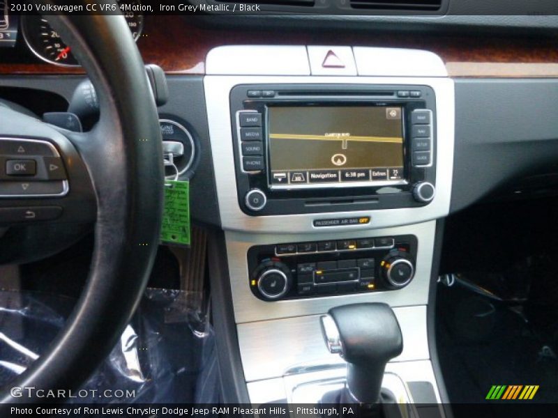 Iron Grey Metallic / Black 2010 Volkswagen CC VR6 4Motion