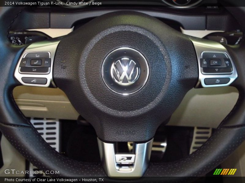 Candy White / Beige 2014 Volkswagen Tiguan R-Line