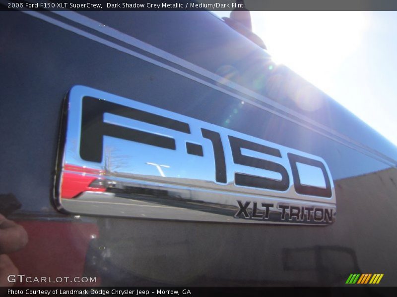 Dark Shadow Grey Metallic / Medium/Dark Flint 2006 Ford F150 XLT SuperCrew