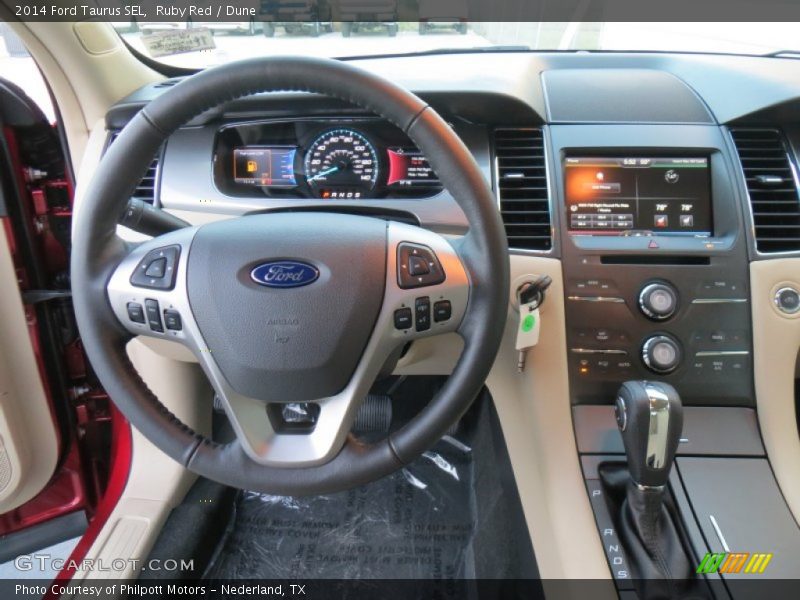 Ruby Red / Dune 2014 Ford Taurus SEL