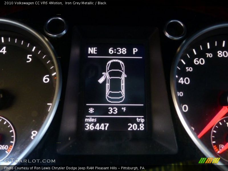 Iron Grey Metallic / Black 2010 Volkswagen CC VR6 4Motion