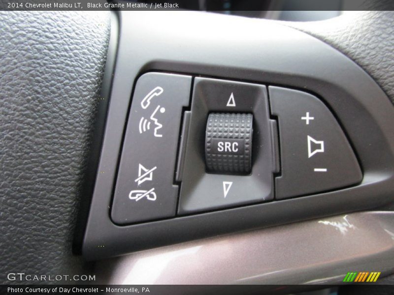 Black Granite Metallic / Jet Black 2014 Chevrolet Malibu LT