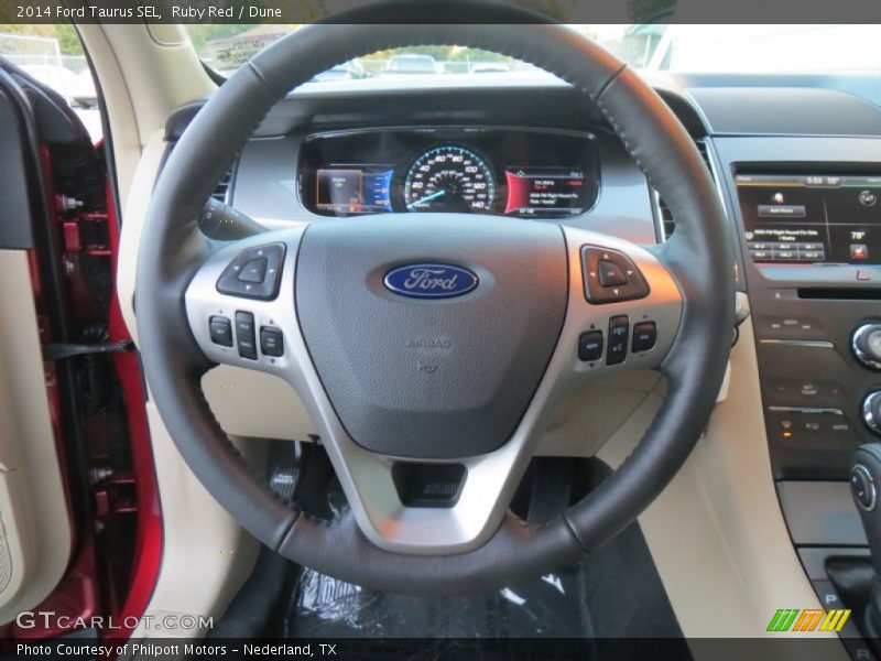Ruby Red / Dune 2014 Ford Taurus SEL