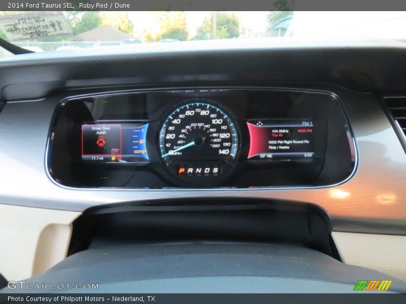 Ruby Red / Dune 2014 Ford Taurus SEL