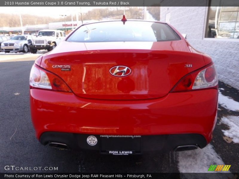 Tsukuba Red / Black 2010 Hyundai Genesis Coupe 3.8 Grand Touring
