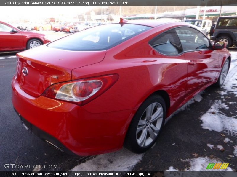 Tsukuba Red / Black 2010 Hyundai Genesis Coupe 3.8 Grand Touring