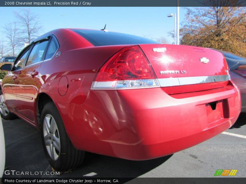 Precision Red / Gray 2008 Chevrolet Impala LS