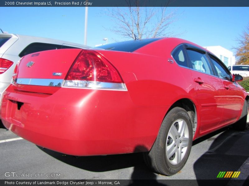 Precision Red / Gray 2008 Chevrolet Impala LS