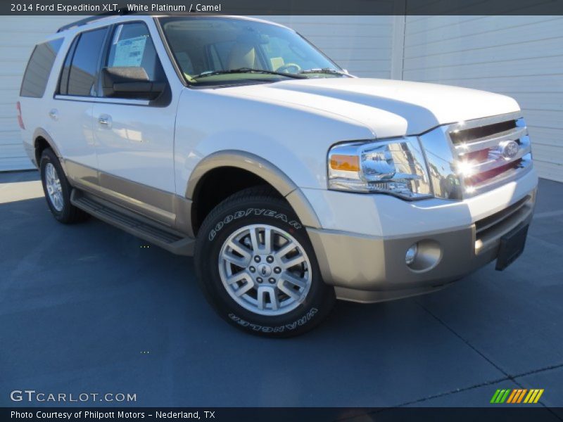 White Platinum / Camel 2014 Ford Expedition XLT