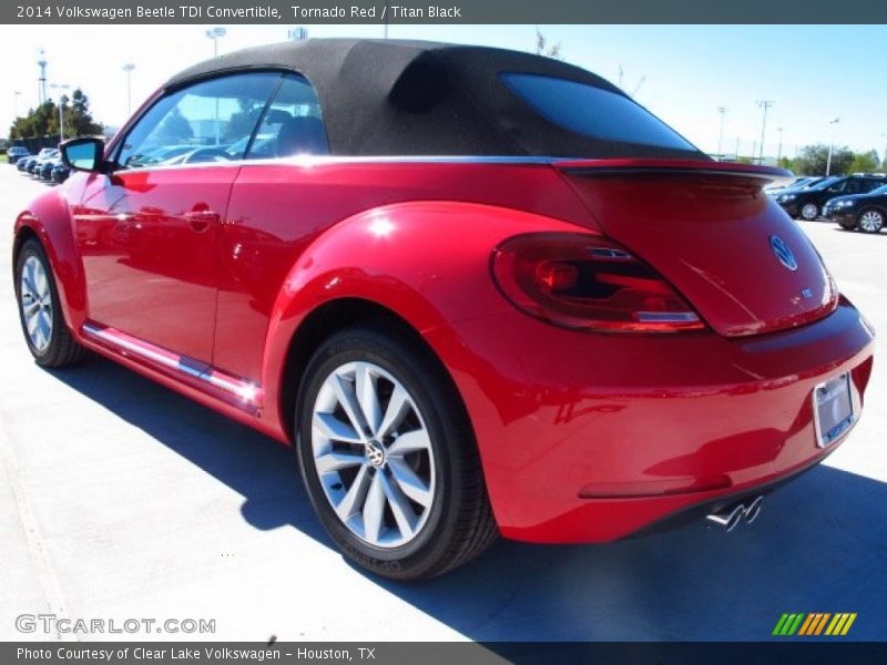 Tornado Red / Titan Black 2014 Volkswagen Beetle TDI Convertible