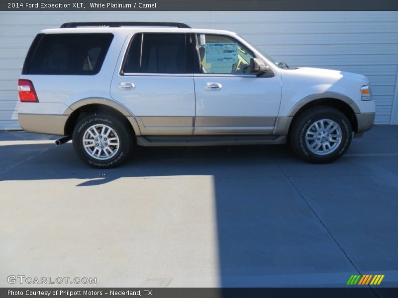 White Platinum / Camel 2014 Ford Expedition XLT