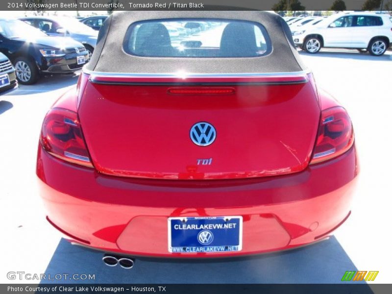 Tornado Red / Titan Black 2014 Volkswagen Beetle TDI Convertible