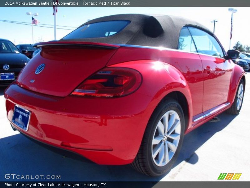 Tornado Red / Titan Black 2014 Volkswagen Beetle TDI Convertible