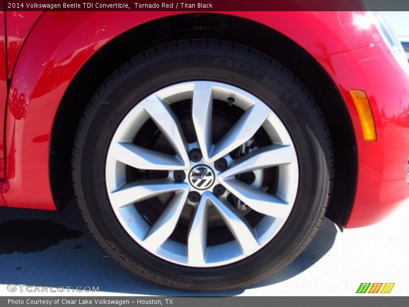 Tornado Red / Titan Black 2014 Volkswagen Beetle TDI Convertible