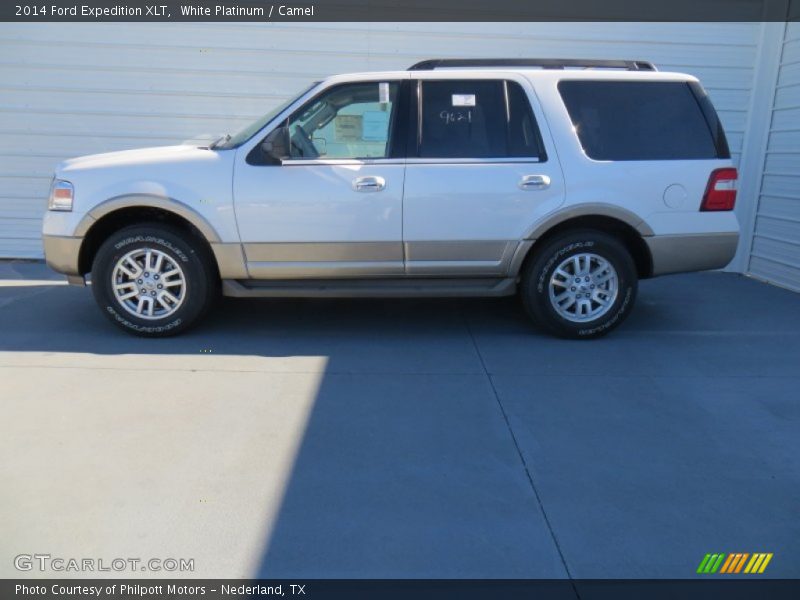 White Platinum / Camel 2014 Ford Expedition XLT