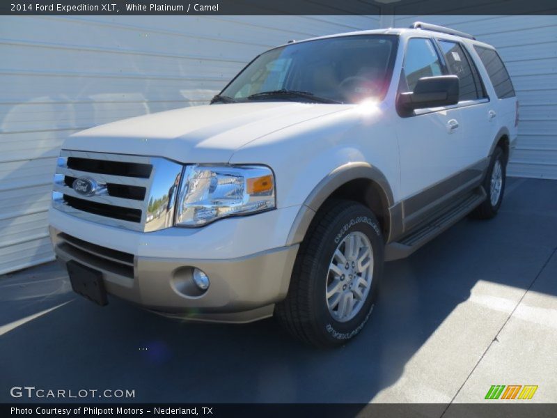 White Platinum / Camel 2014 Ford Expedition XLT