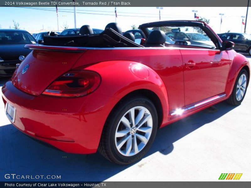 Tornado Red / Titan Black 2014 Volkswagen Beetle TDI Convertible