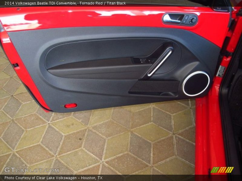 Tornado Red / Titan Black 2014 Volkswagen Beetle TDI Convertible