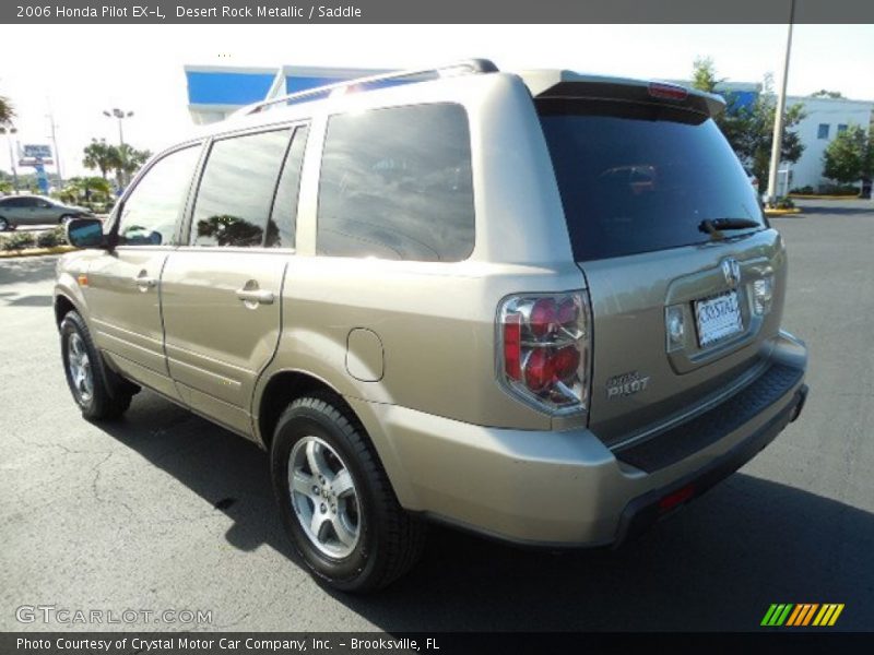 Desert Rock Metallic / Saddle 2006 Honda Pilot EX-L