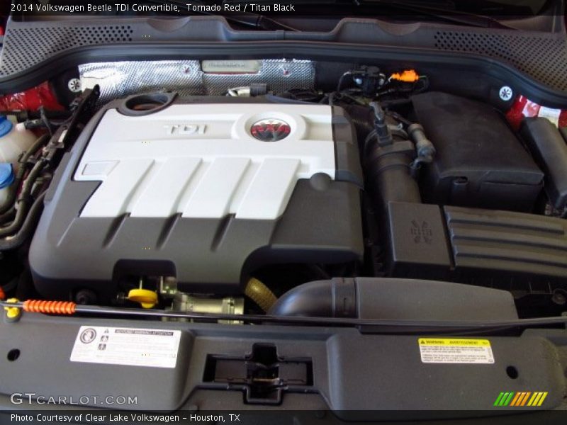 Tornado Red / Titan Black 2014 Volkswagen Beetle TDI Convertible