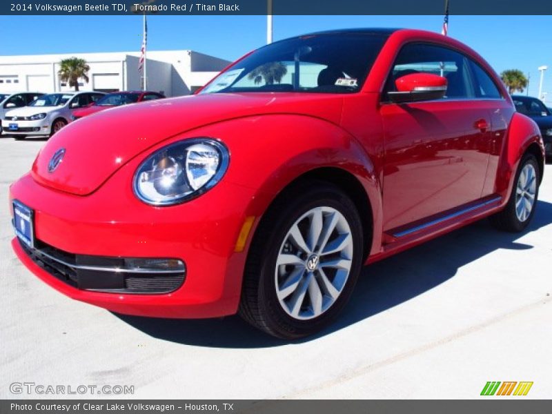 Tornado Red / Titan Black 2014 Volkswagen Beetle TDI