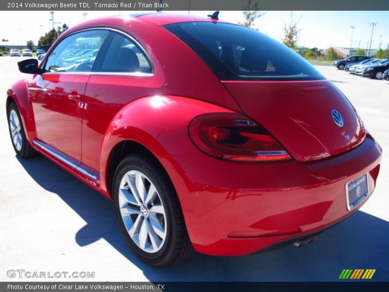 Tornado Red / Titan Black 2014 Volkswagen Beetle TDI