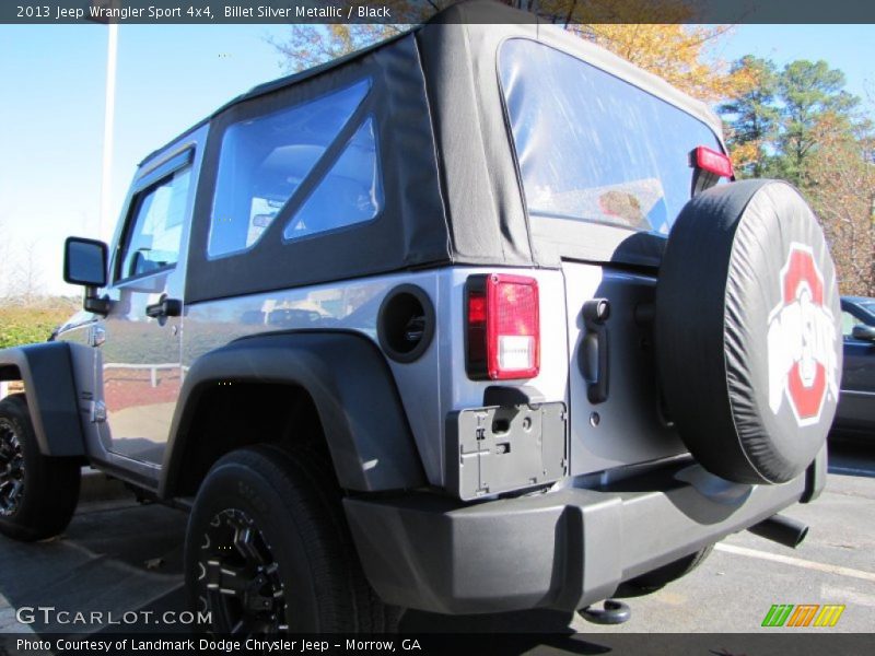 Billet Silver Metallic / Black 2013 Jeep Wrangler Sport 4x4