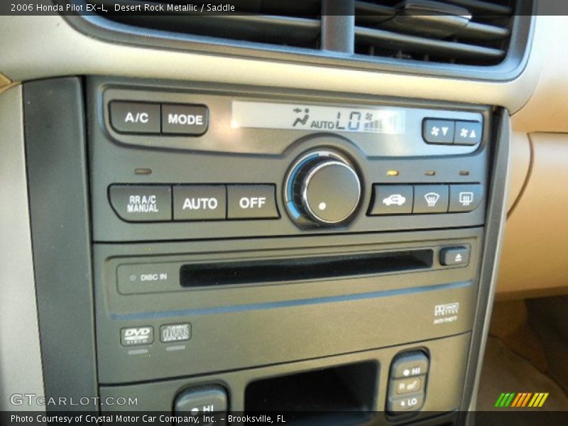 Controls of 2006 Pilot EX-L