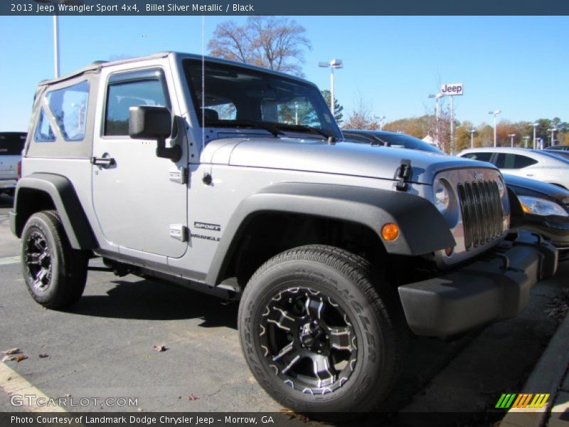 Billet Silver Metallic / Black 2013 Jeep Wrangler Sport 4x4