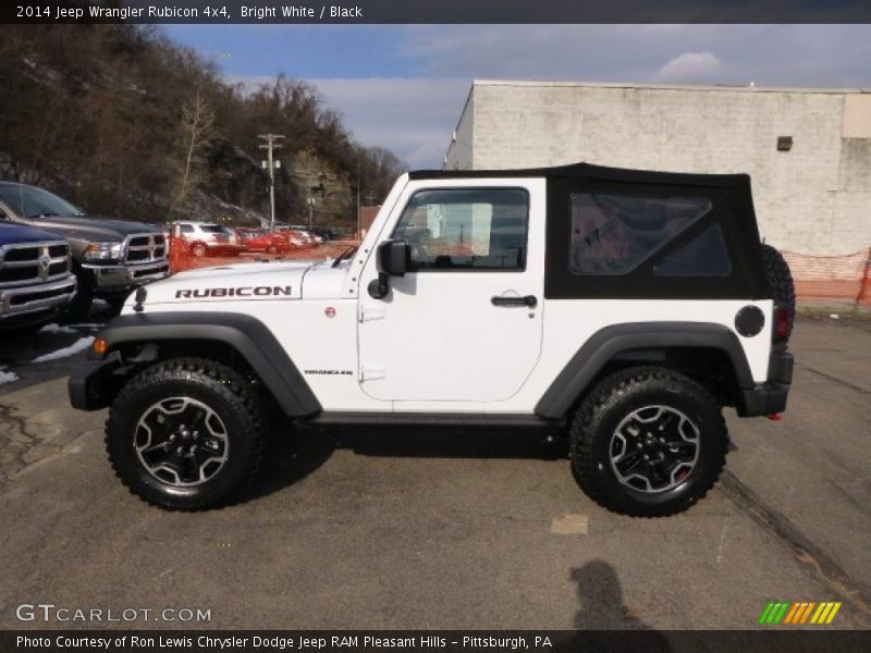 Bright White / Black 2014 Jeep Wrangler Rubicon 4x4