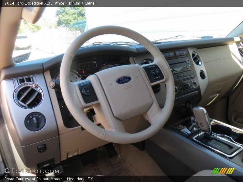 White Platinum / Camel 2014 Ford Expedition XLT