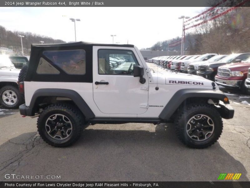 Bright White / Black 2014 Jeep Wrangler Rubicon 4x4