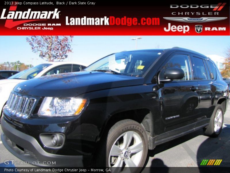 Black / Dark Slate Gray 2013 Jeep Compass Latitude