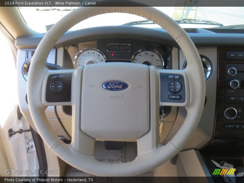 White Platinum / Camel 2014 Ford Expedition XLT