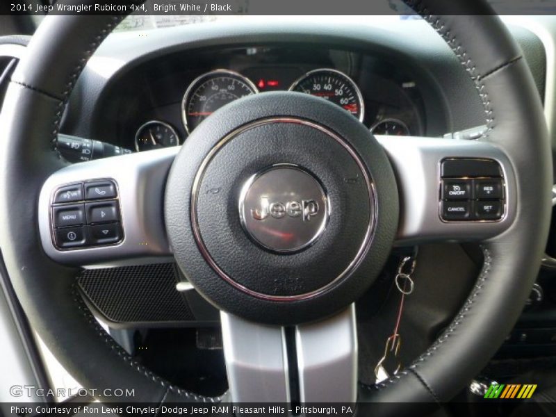 Bright White / Black 2014 Jeep Wrangler Rubicon 4x4