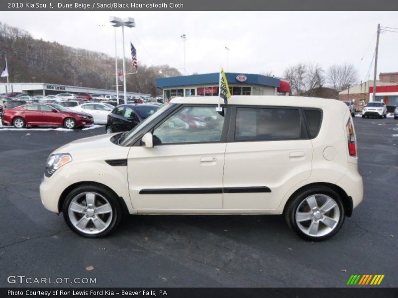 Dune Beige / Sand/Black Houndstooth Cloth 2010 Kia Soul !