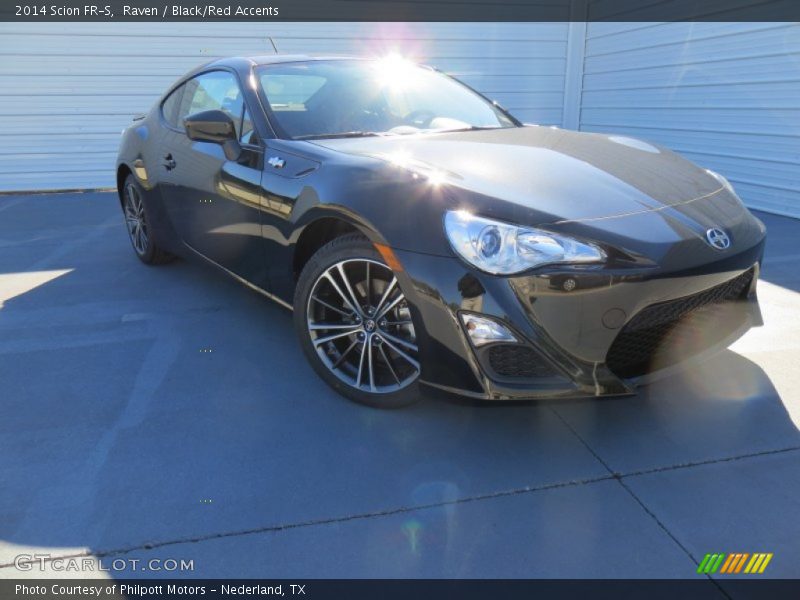 Raven / Black/Red Accents 2014 Scion FR-S