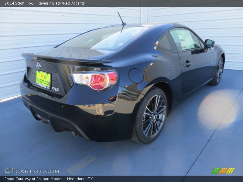 Raven / Black/Red Accents 2014 Scion FR-S