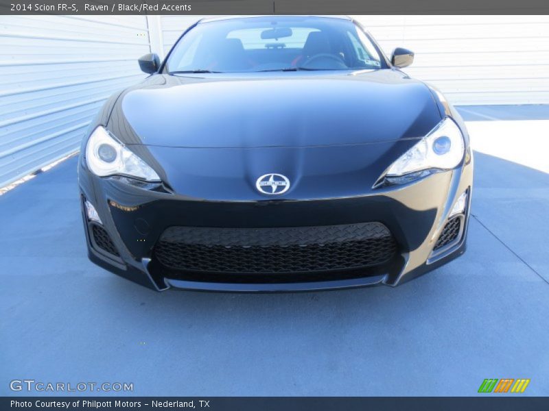 Raven / Black/Red Accents 2014 Scion FR-S