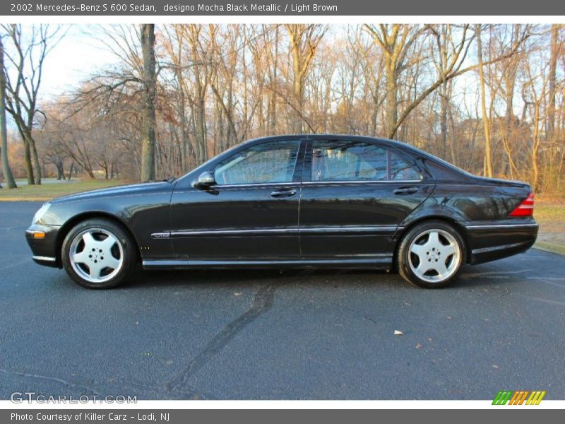  2002 S 600 Sedan designo Mocha Black Metallic