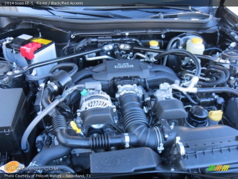 Raven / Black/Red Accents 2014 Scion FR-S