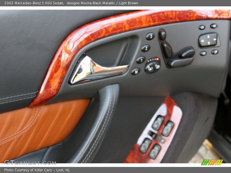 designo Mocha Black Metallic / Light Brown 2002 Mercedes-Benz S 600 Sedan
