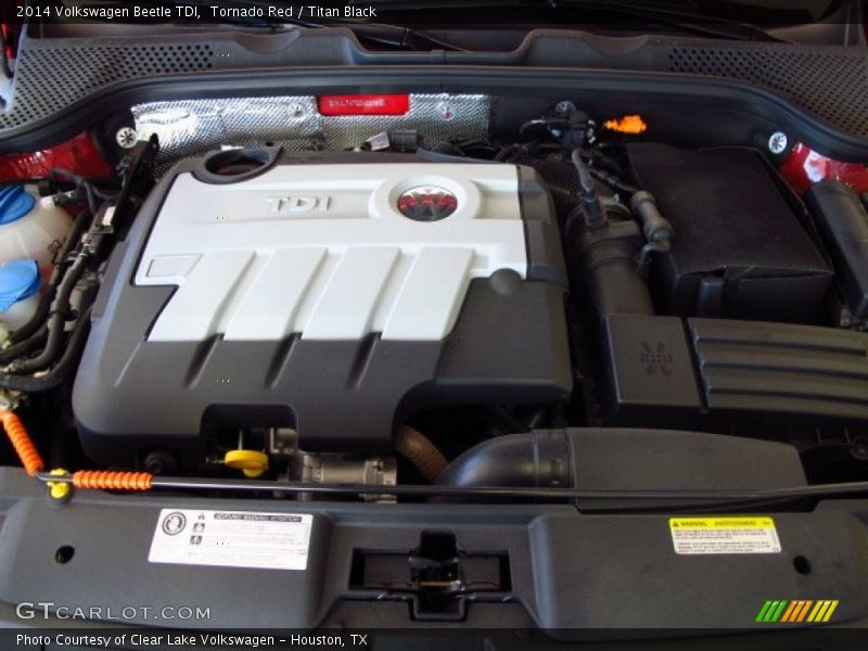 Tornado Red / Titan Black 2014 Volkswagen Beetle TDI