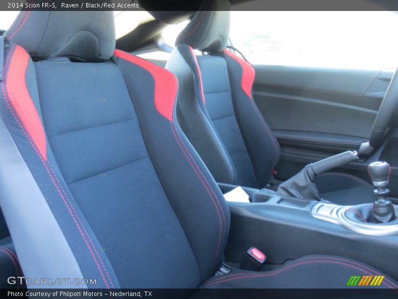 Raven / Black/Red Accents 2014 Scion FR-S