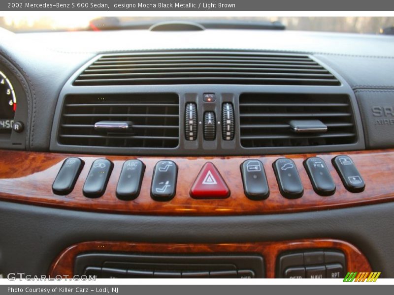 designo Mocha Black Metallic / Light Brown 2002 Mercedes-Benz S 600 Sedan