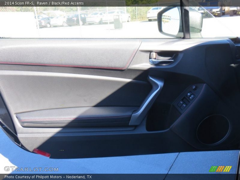 Raven / Black/Red Accents 2014 Scion FR-S