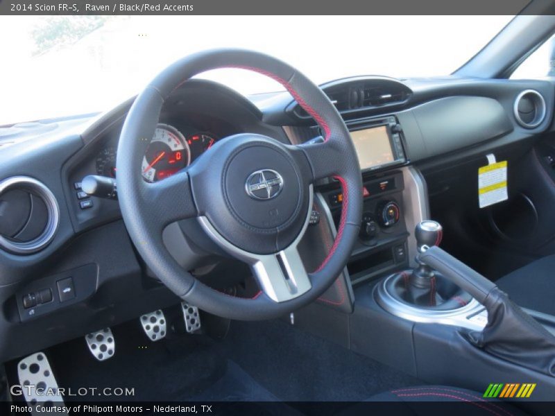 Raven / Black/Red Accents 2014 Scion FR-S