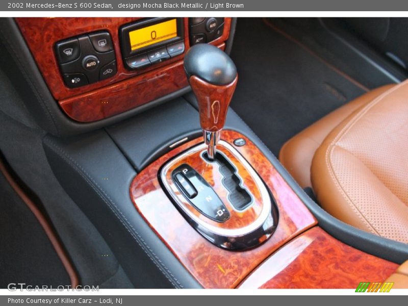 designo Mocha Black Metallic / Light Brown 2002 Mercedes-Benz S 600 Sedan