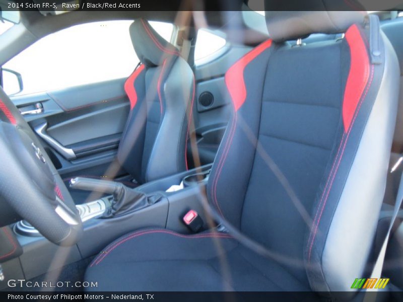 Raven / Black/Red Accents 2014 Scion FR-S